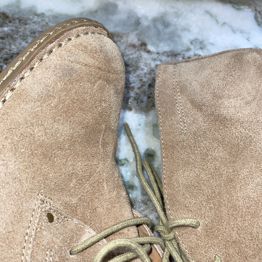 Axxiom DESI Tan Suede Heeled Ankle Booties 9 - Picture 7 of 13